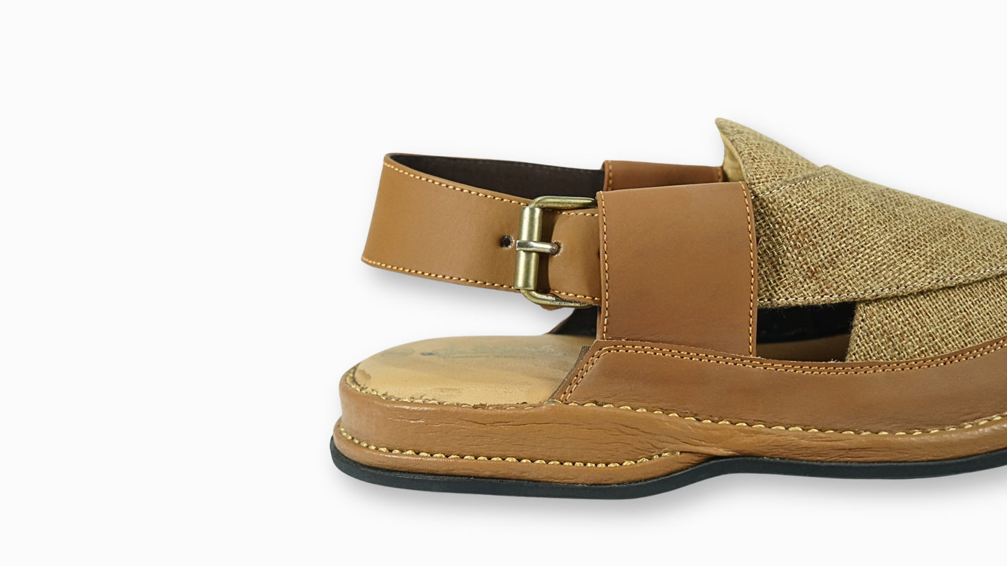 Rage Brown Peshawari Sandals