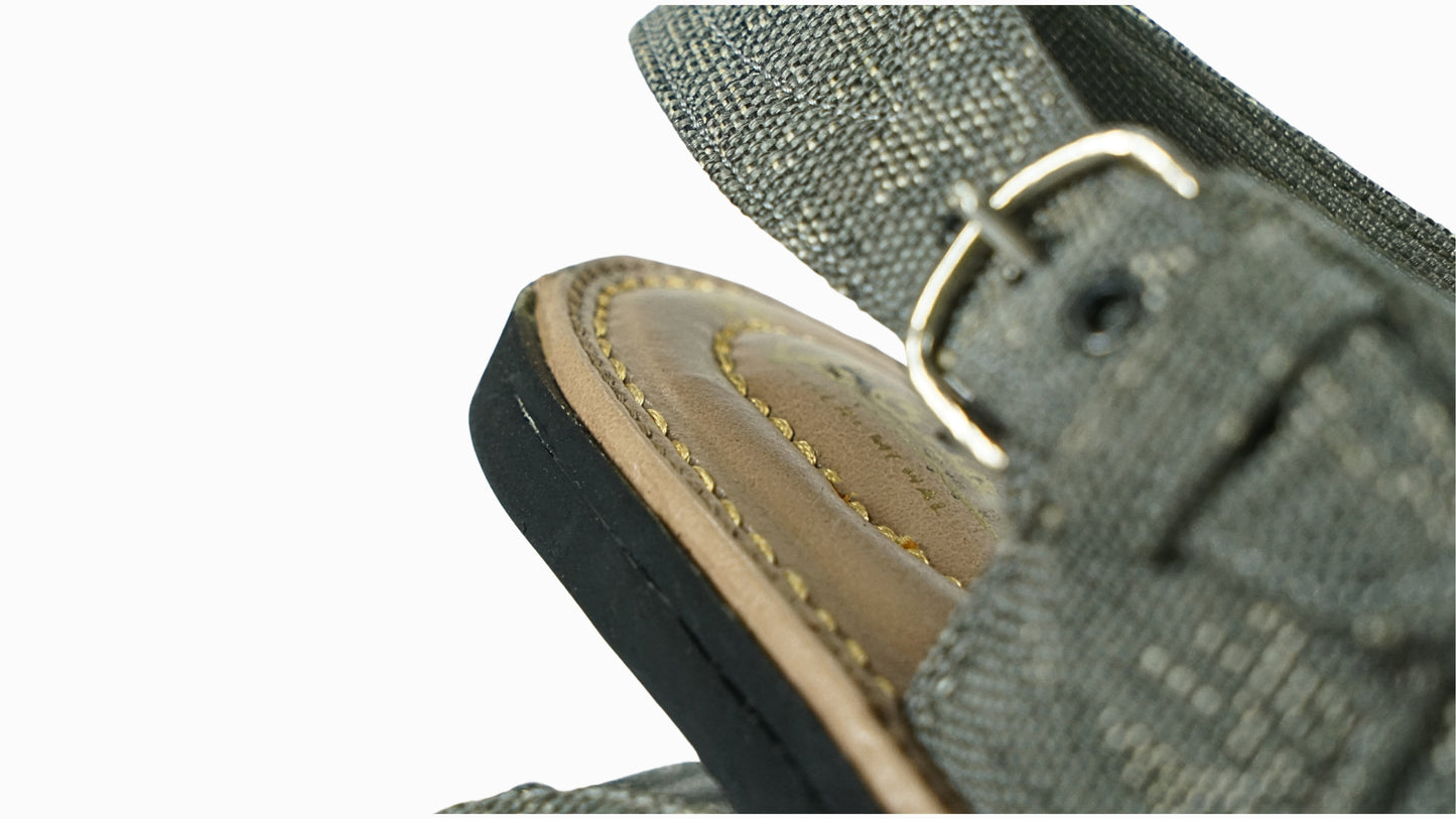 Grey Jeans Peshawari Sandals – Stylish & Breathable Design
