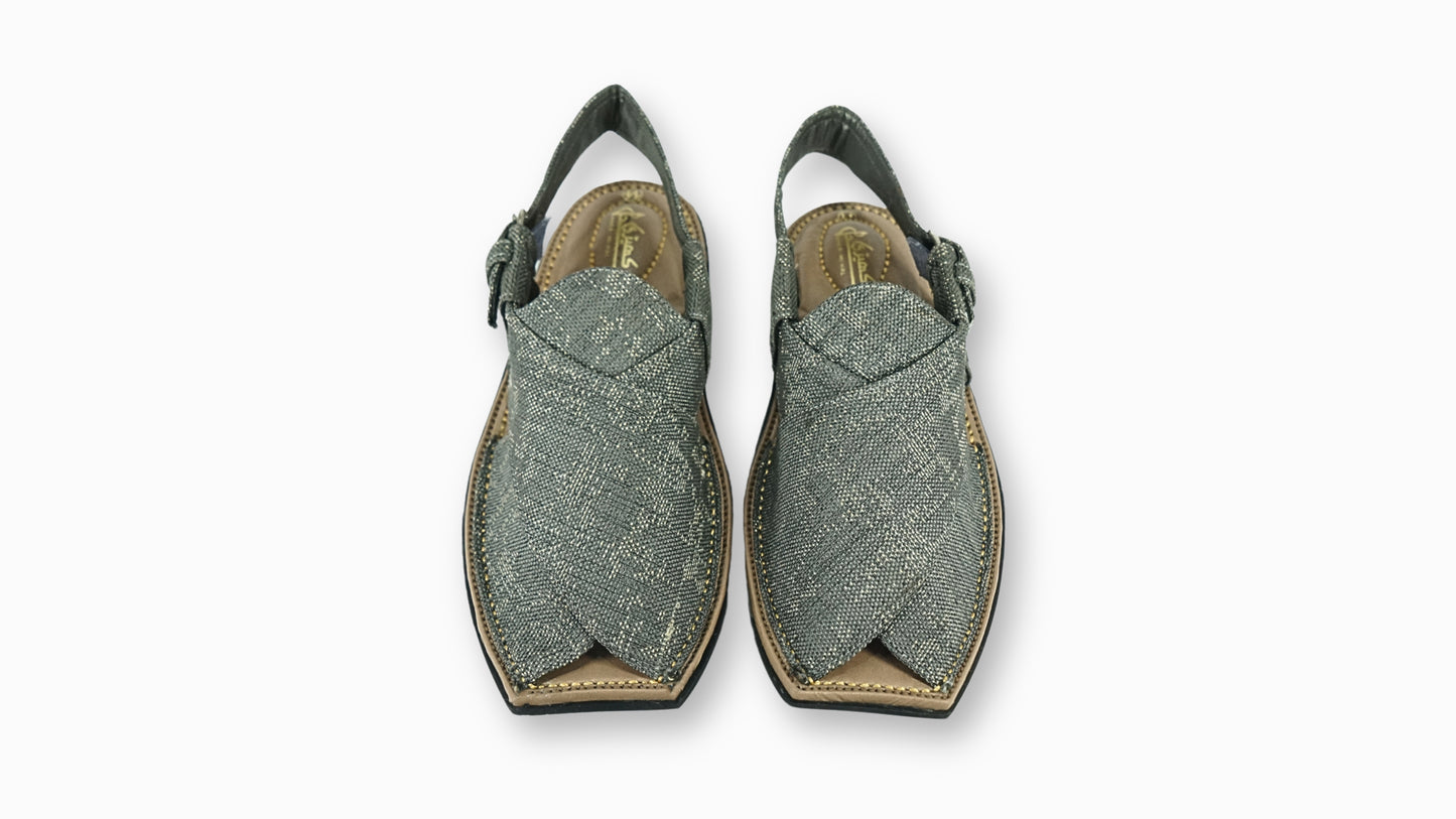 Grey Jeans Peshawari Sandals – Stylish & Breathable Design