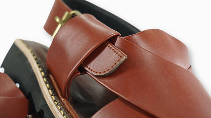 Maroonish Brown |  Peshawari Sandale