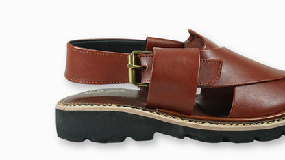 Maroonish Brown |  Peshawari Sandale