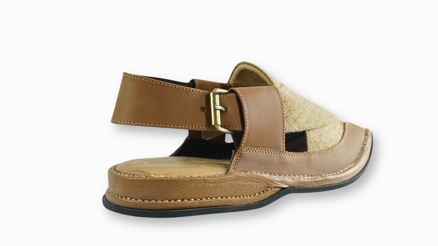 Rage Brown Peshawari Sandals