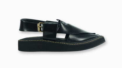 Black Captain | Peshawari Chappal
