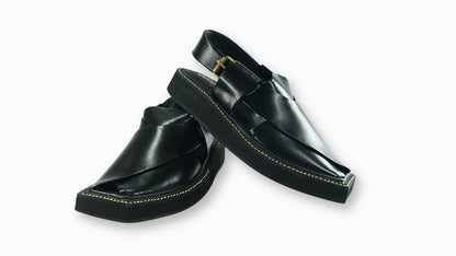 Black Captain | Peshawari Chappal