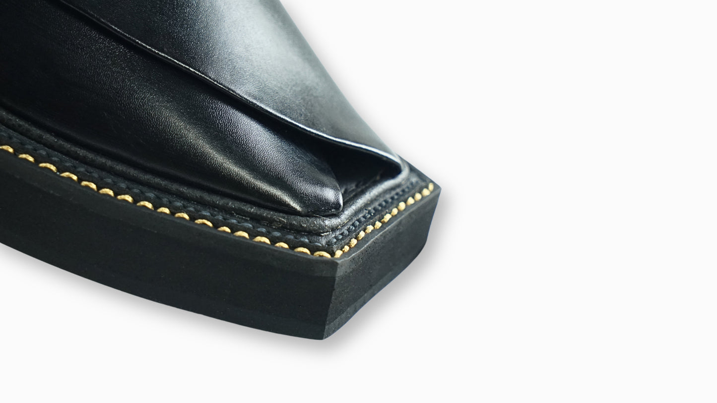Black Captain | Peshawari Chappal