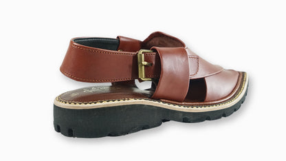 Maroonish Brown |  Peshawari Sandale